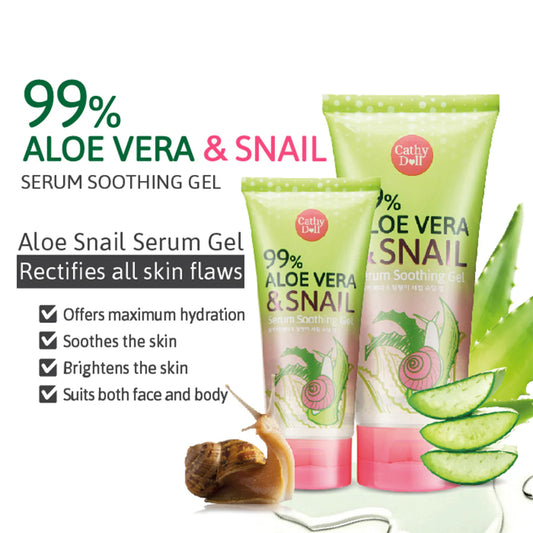 CATHY DOLL | 99% Aloe Vera & Snail Serum Soothing Gel