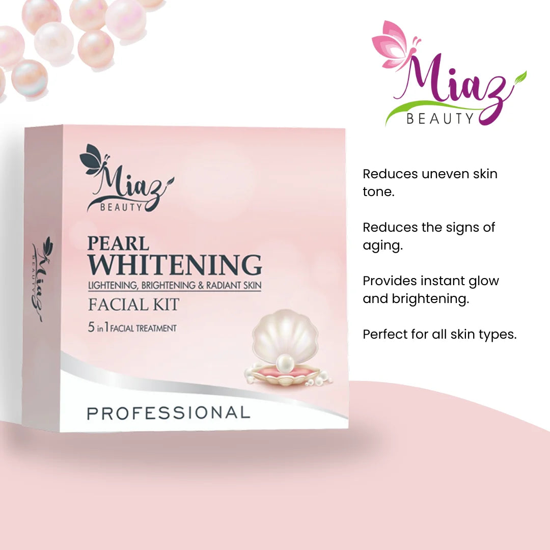 MIAZ BEAUTY |Pearl Whitening Facial kit