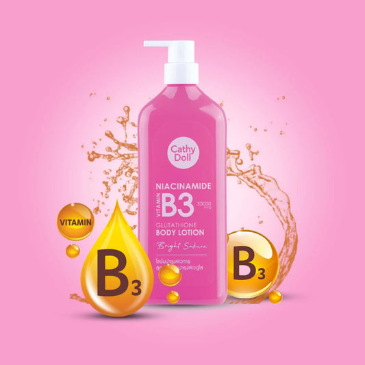 CATHY DOLL | Niacinamide Vitamin B3 Glutathione Body Lotion Bright Sakura