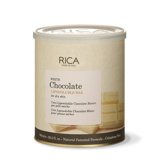 Rica White Chocolate Liposoluble Painless Hair Removal Wax For Men & Women| Quick & Easy Tan Removal Waxing for Dy Skin| 800 ml, Pack of 1