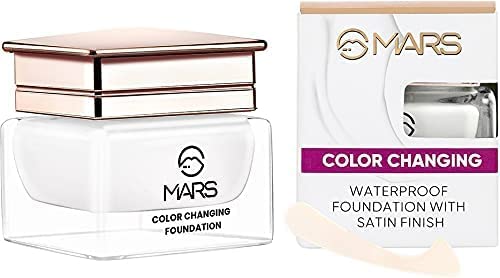 MARS Color Changing Water proof Satin Finish Foundation  (White, 20 ml)