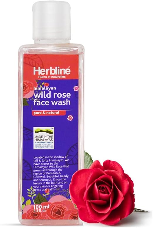 Herbline Wild Rose 100ml Face Wash  (100 ml)