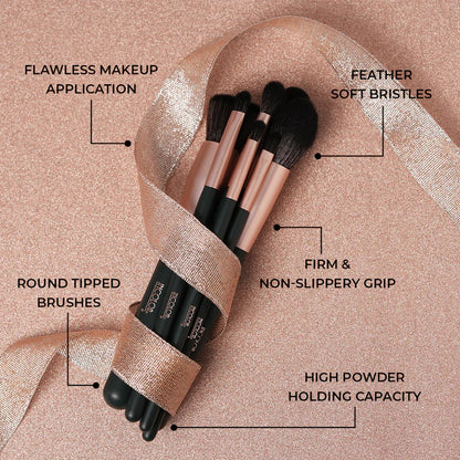 INCOLOR | Beauty Most Wanted Set Of 8 Face Makeup Brushes