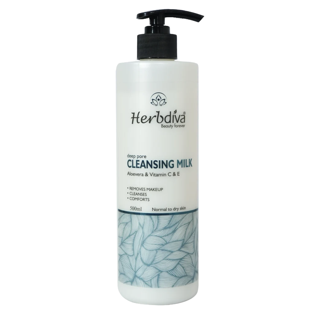 HERBDIVA | Aloevera cleansing milk, 500ml