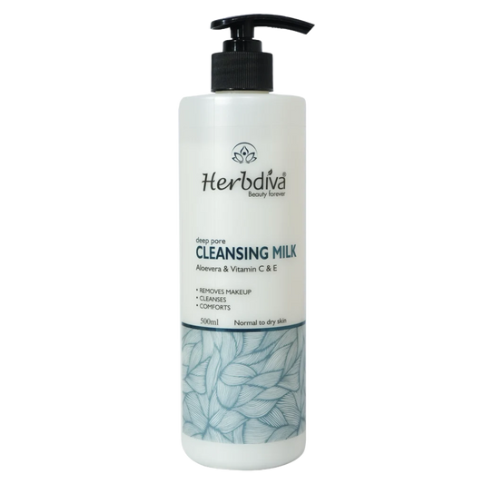 HERBDIVA | Aloevera cleansing milk, 500ml