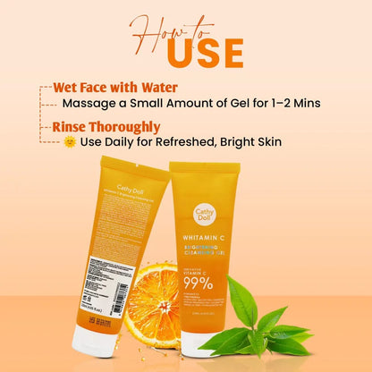 CATHY DOLL | Whitamin C Brightening Cleansing Gel