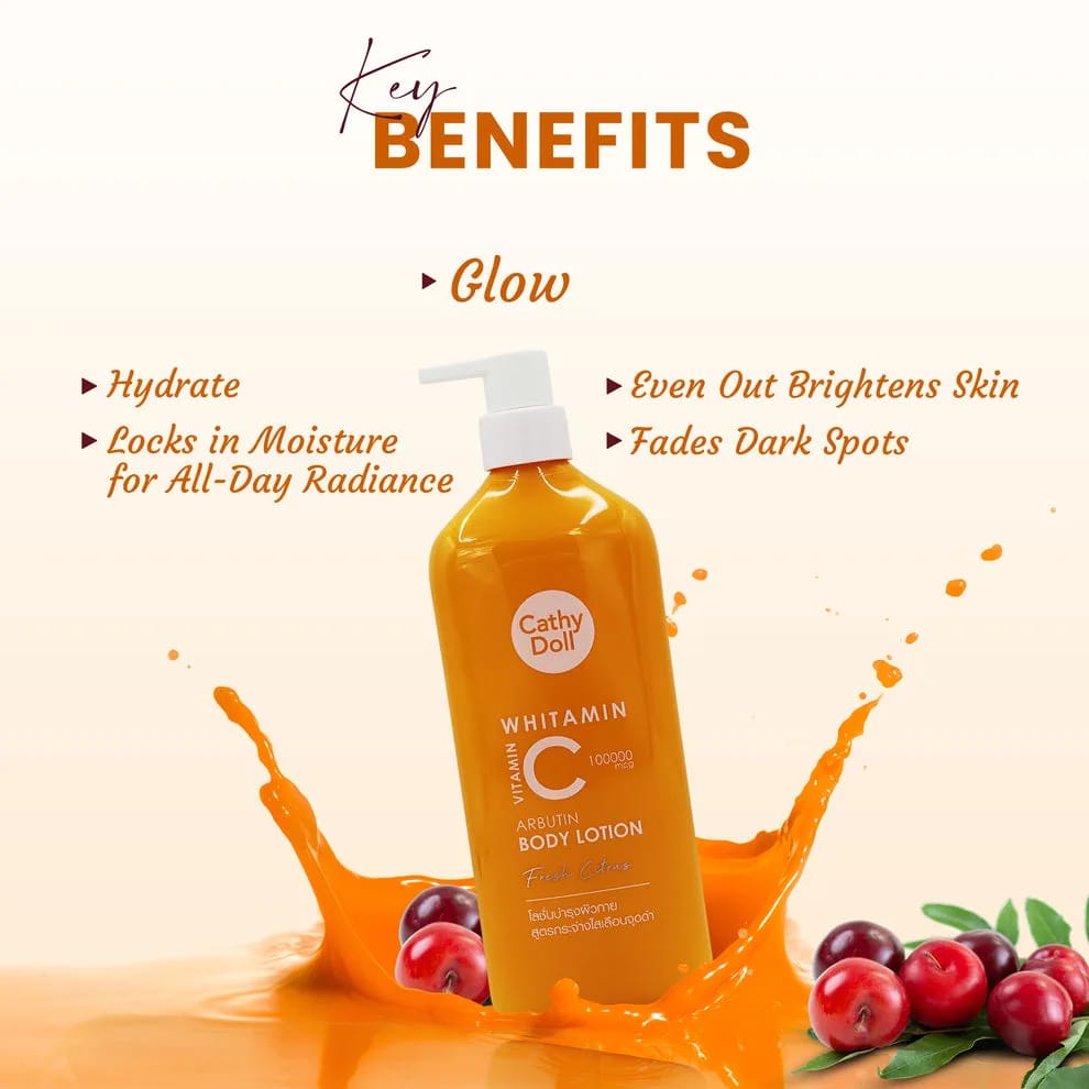CATHY DOLL | Whitamin Vitamin C Arbutin Body Lotion Fresh Citrus