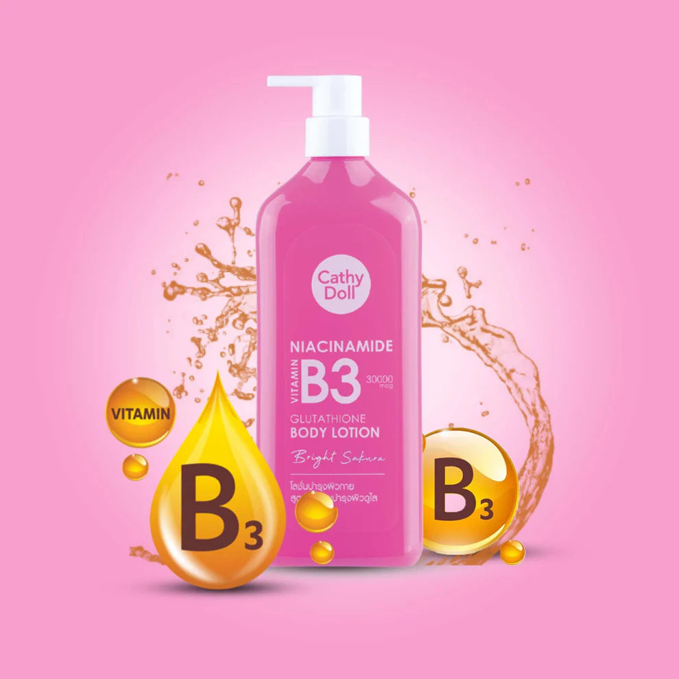 CATHY DOLL | Niacinamide Vitamin B3 Glutathione Body Lotion Bright Sakura