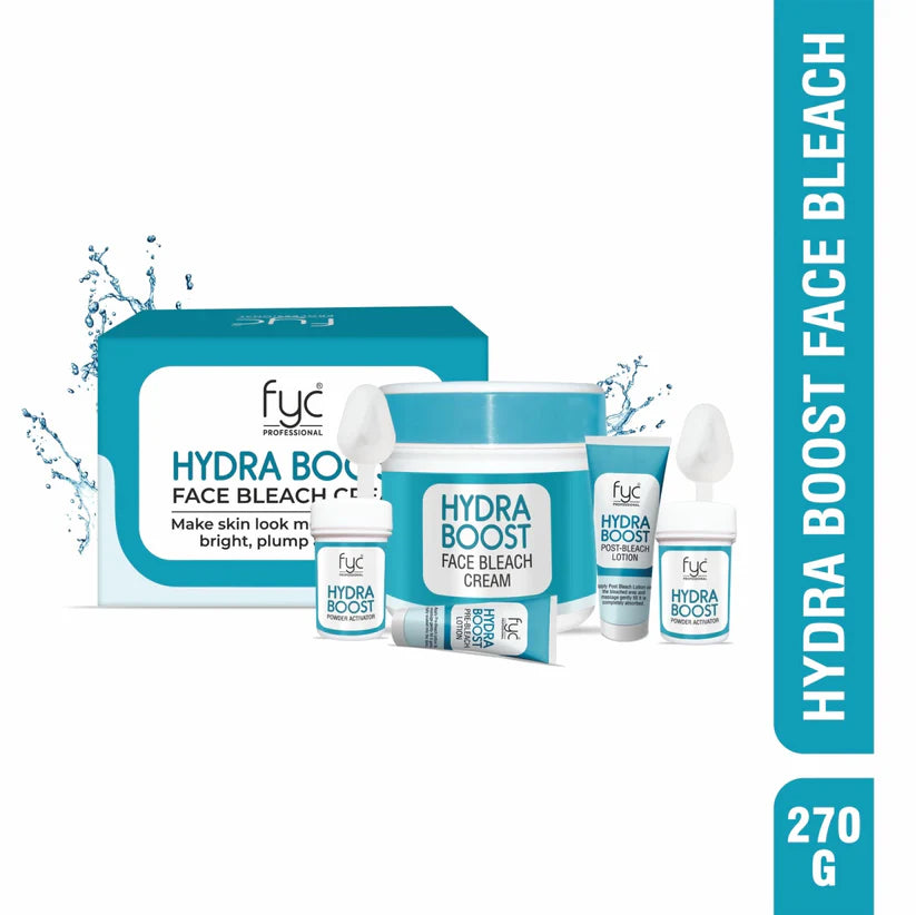 Hydraboost Face Bleach Cream – Instant Glow, Gentle Whitening & Deep Hydration Formula for Radiant Skin (270g)