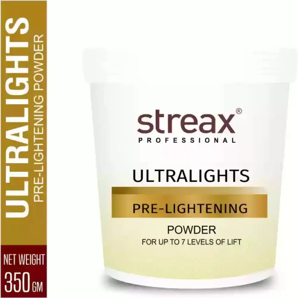 Streax Professional Ultralights Pre-lightening Powder - 350 gm