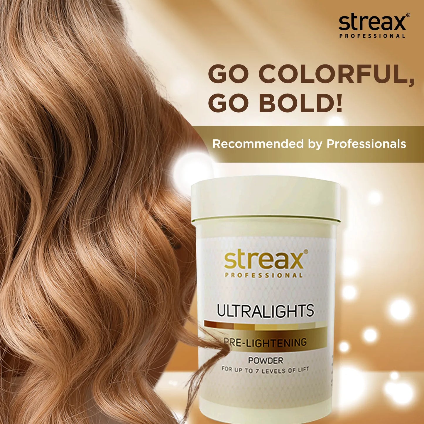 Streax Professional Ultralights Pre-lightening Powder - 350 gm